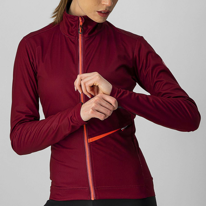 Jacheta Castelli Go W, de dama, Visiniu/Roz, L [4]