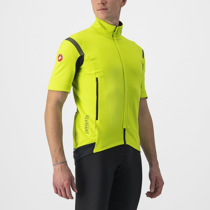 Jacheta Castelli Perfetto RoS 2 Convertible, lime electric/gri inchis, XXL [6]