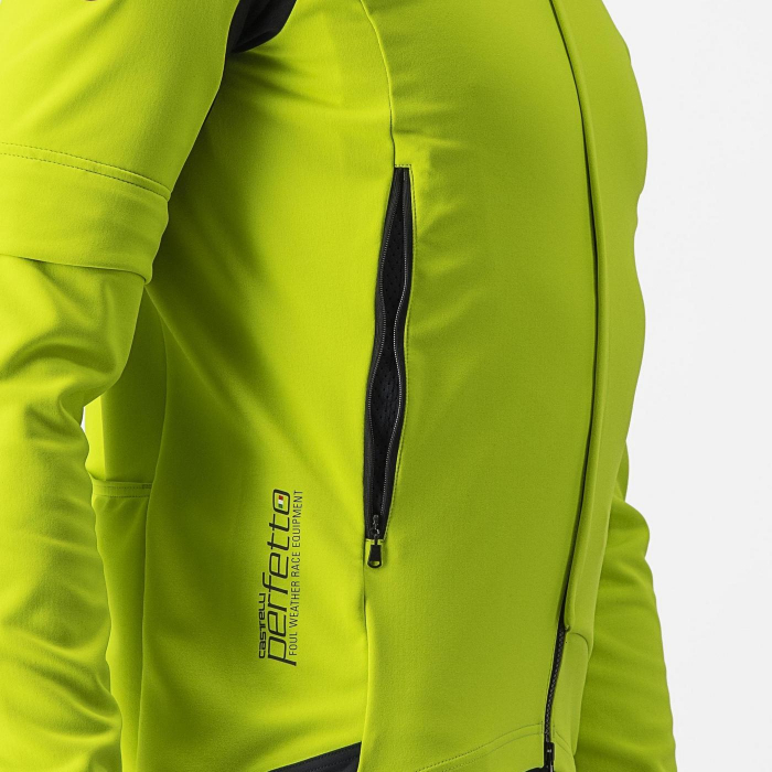 Jacheta Castelli Perfetto RoS 2 Convertible, lime electric/gri inchis, XXL [5]