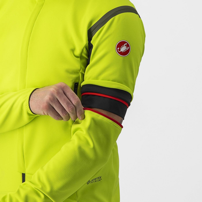 Jacheta Castelli Perfetto RoS 2 Convertible, lime electric/gri inchis, XXL [8]