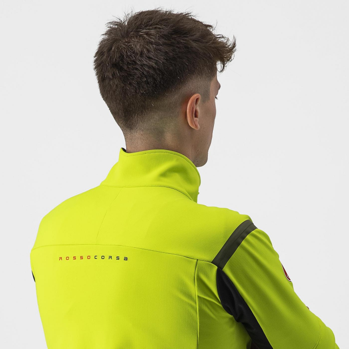 Jacheta Castelli Perfetto RoS 2 Convertible, lime electric/gri inchis, XXL [4]