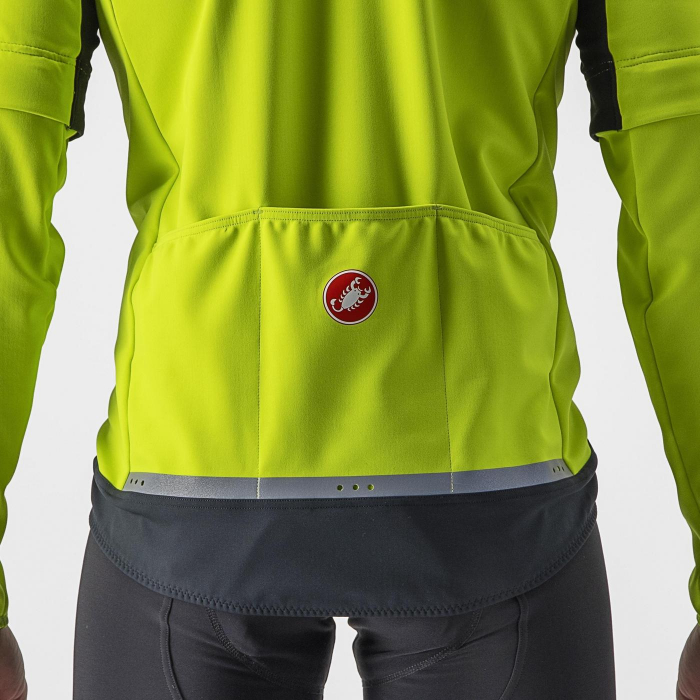 Jacheta Castelli Perfetto RoS 2 Convertible, lime electric/gri inchis, XXL [3]