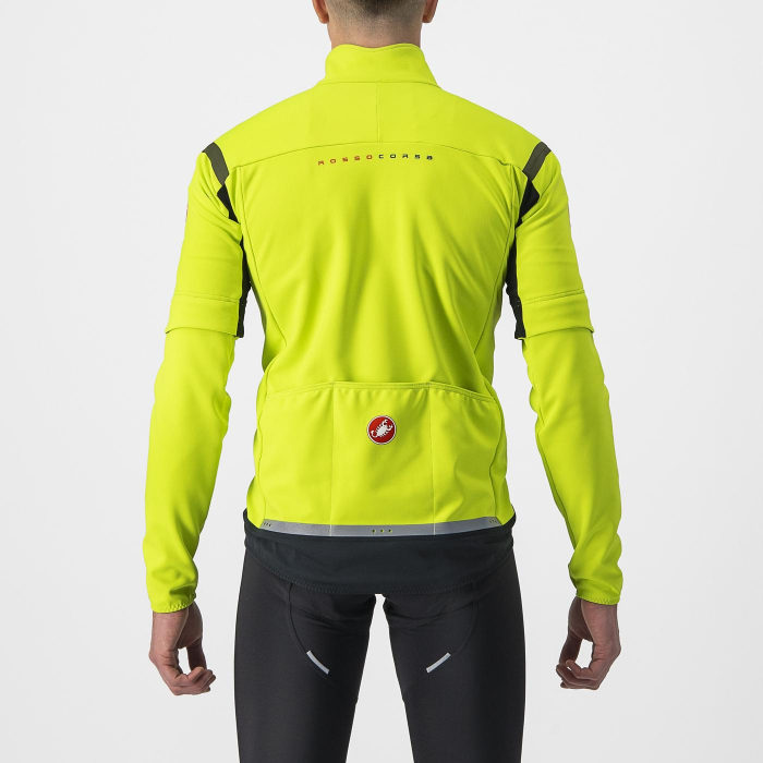Jacheta Castelli Perfetto RoS 2 Convertible, lime electric/gri inchis, XXL [2]