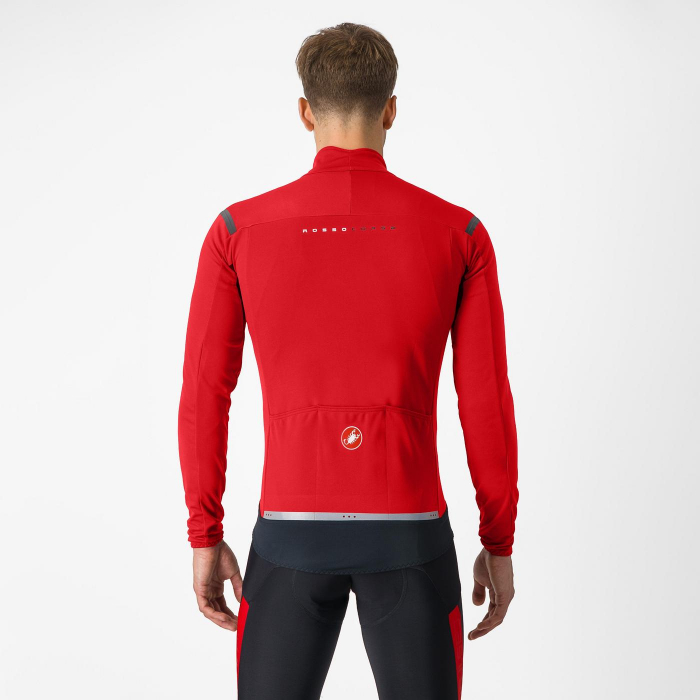 Jacheta Castelli Perfetto RoS 2, rosu aprins/negru reflex, L [2]