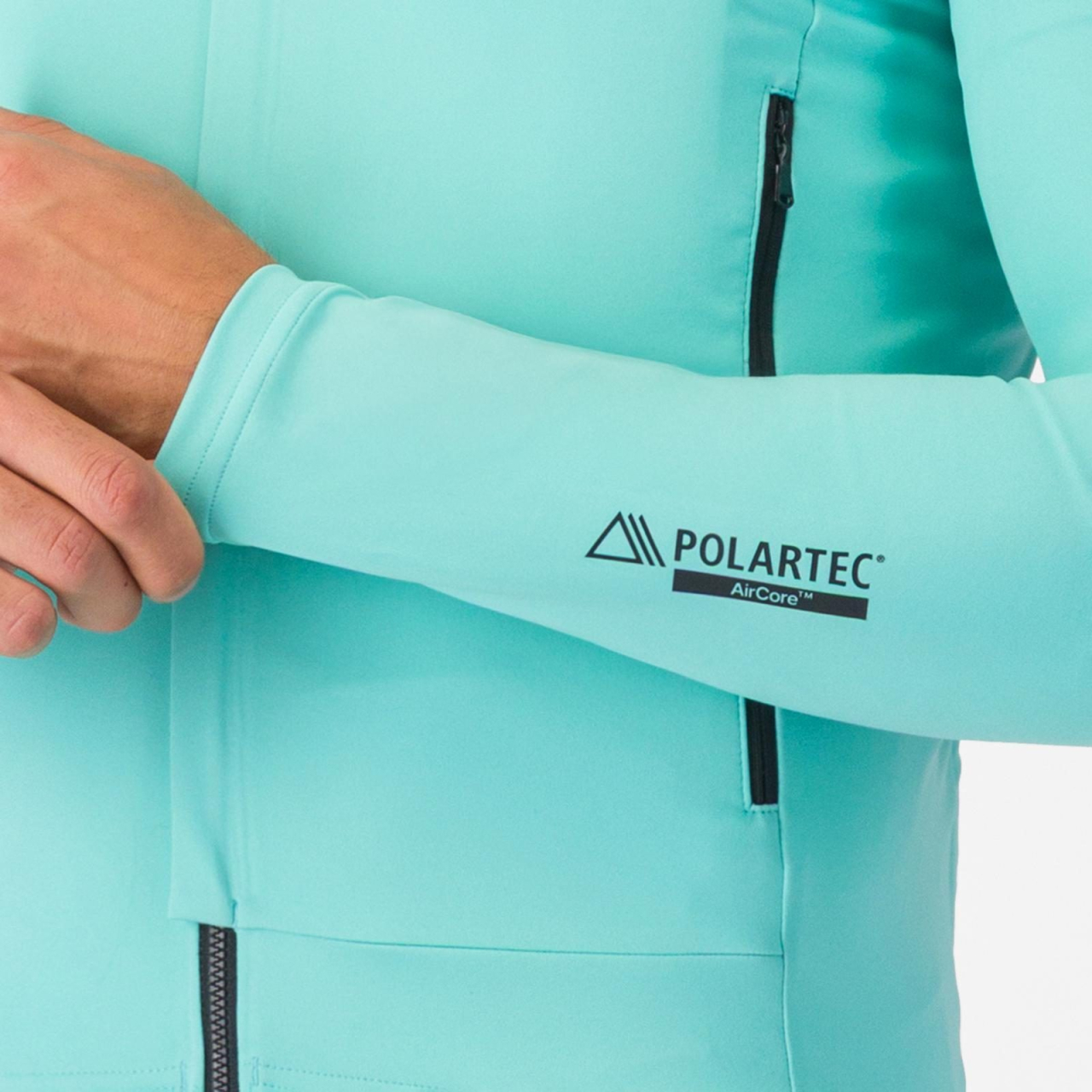 Jacheta Castelli Perfetto RoS 3, pt barbati, albastru piscina/negru reflex, XS [6]