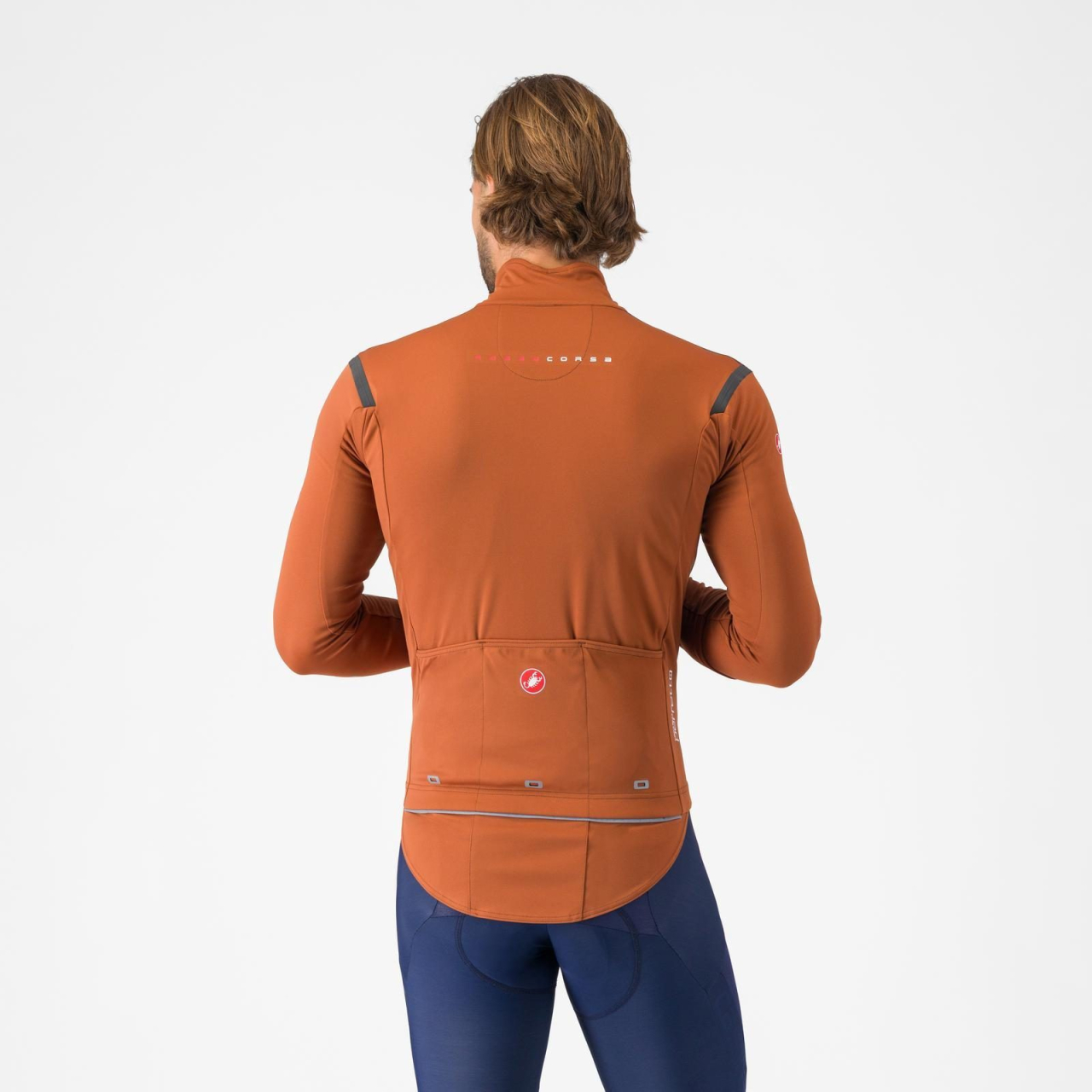 Jacheta Castelli Perfetto RoS 3, pt barbati, maro mocha/negru reflex, L [2]