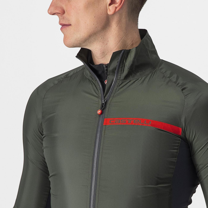 Jacheta Castelli Squadra Stretch, kaki/gri inchis, XL [6]
