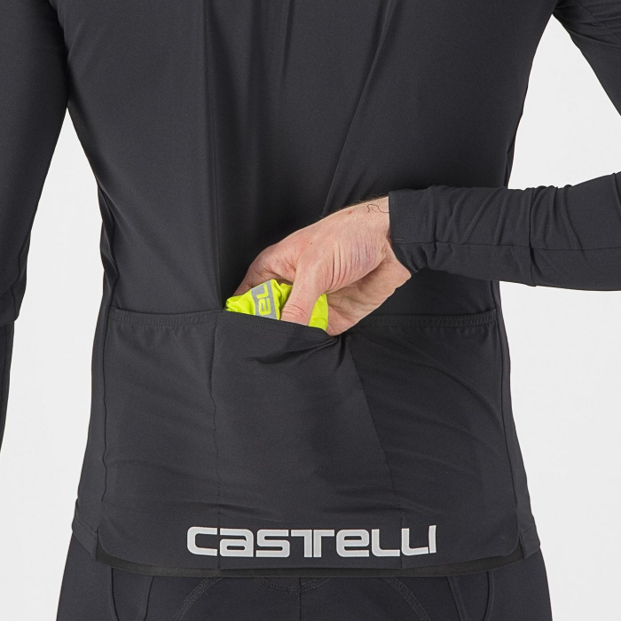 Jacheta de vant Castelli Squadra Stretch, pentru barbati, lime electric/gri inchis, XL [6]