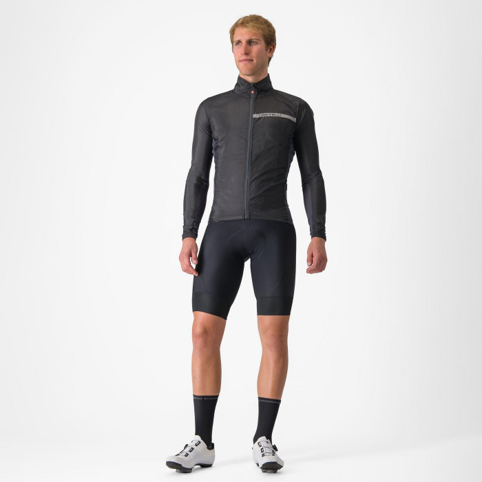 Jacheta de vant Castelli Squadra Stretch, pentru barbati, negru deschis/gri inchis, L [7]