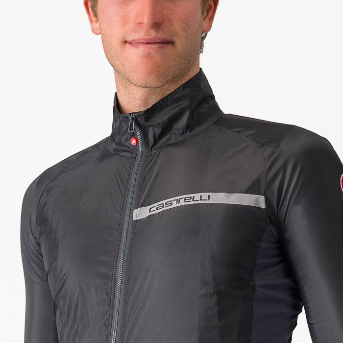 Jacheta de vant Castelli Squadra Stretch, pentru barbati, negru deschis/gri inchis, L [3]