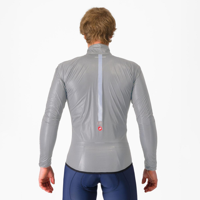 Jacheta de ploaie Castelli Squall Shell, pentru barbati, gri argintiu/negru, L [2]