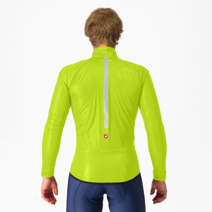 Jacheta de ploaie Castelli Squall Shell, pentru barbati, lime electric/negru, XS [2]