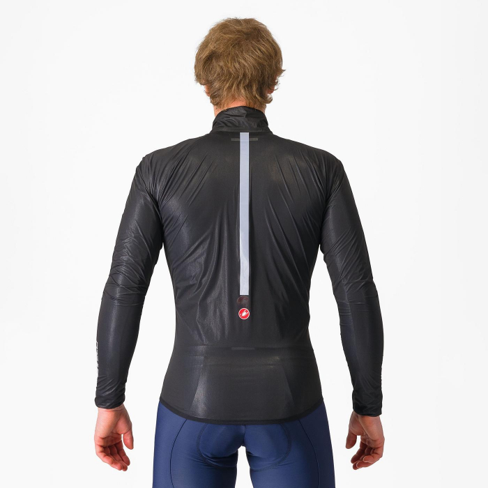 Jacheta de ploaie Castelli Squall Shell, pentru barbati, negru deschis/gri argintiu, XL [2]