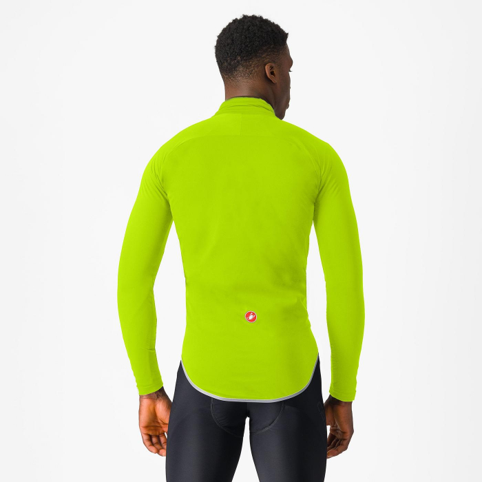 Jacheta de ploaie Castelli Ultra Rain Cape, pentru barbati, lime electric/argintiu reflex, XS [2]