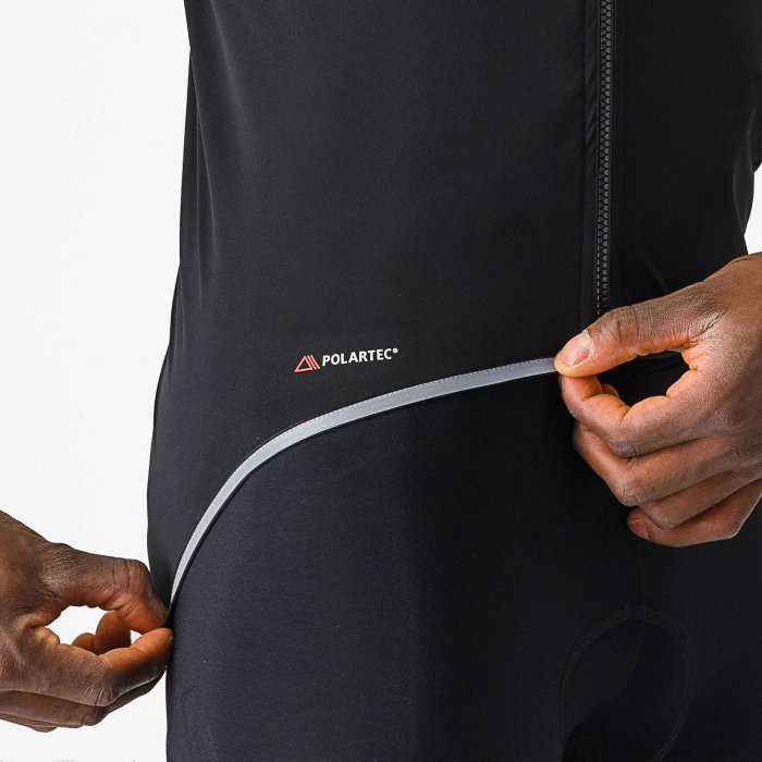 Jacheta de ploaie Castelli Ultra Rain Cape, pentru barbati, negru/argintiu reflex, M [4]