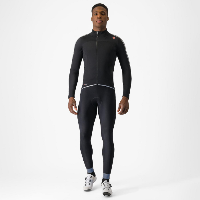 Jacheta de ploaie Castelli Ultra Rain Cape, pentru barbati, negru/argintiu reflex, M [5]
