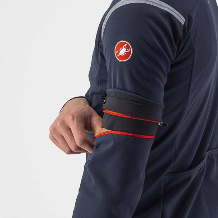 Jacheta cu maneci detasabile Castelli Perfetto RoS 2 Convertible, Bleumarin, XL [5]