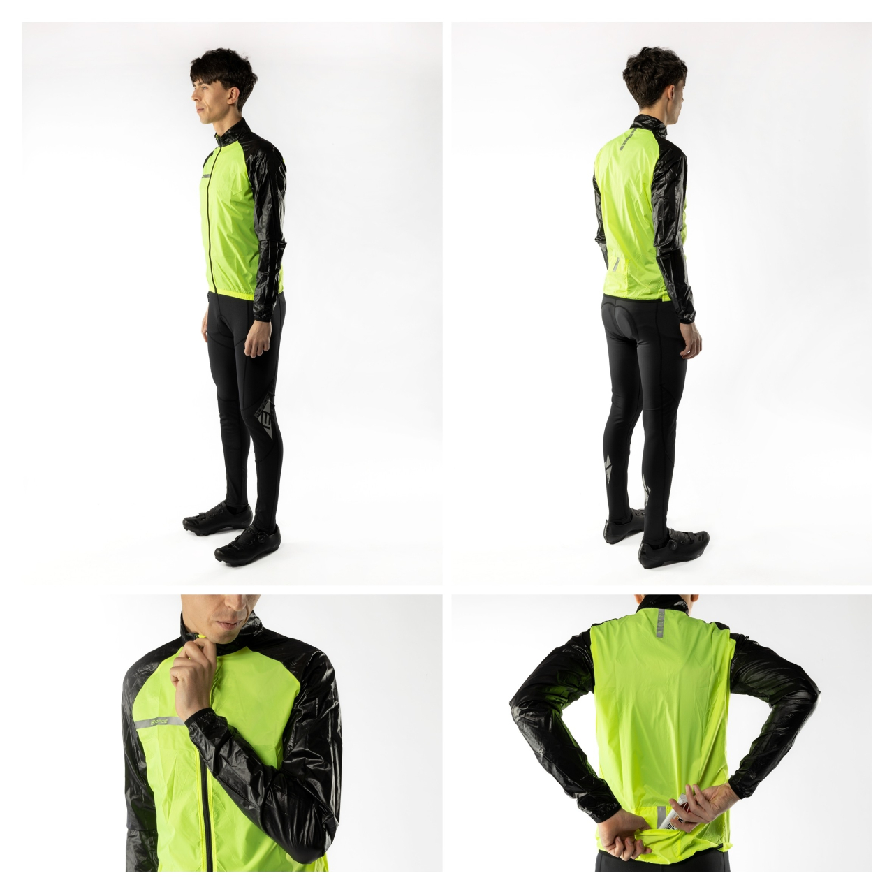 Jacheta Force Windpro Fluo/Negru M [3]