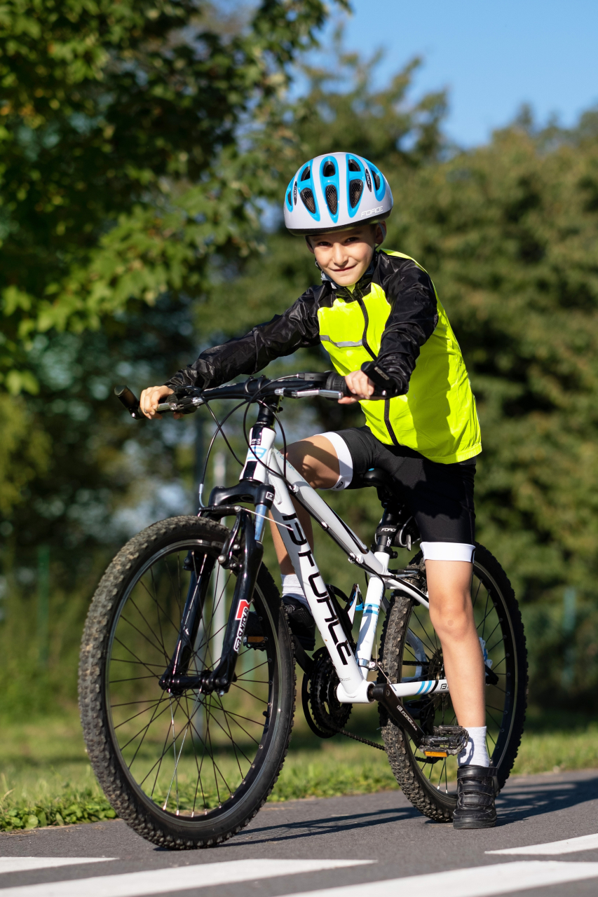 Jacheta Force Windpro KID windproof Fluo/Negru 153-164 [3]