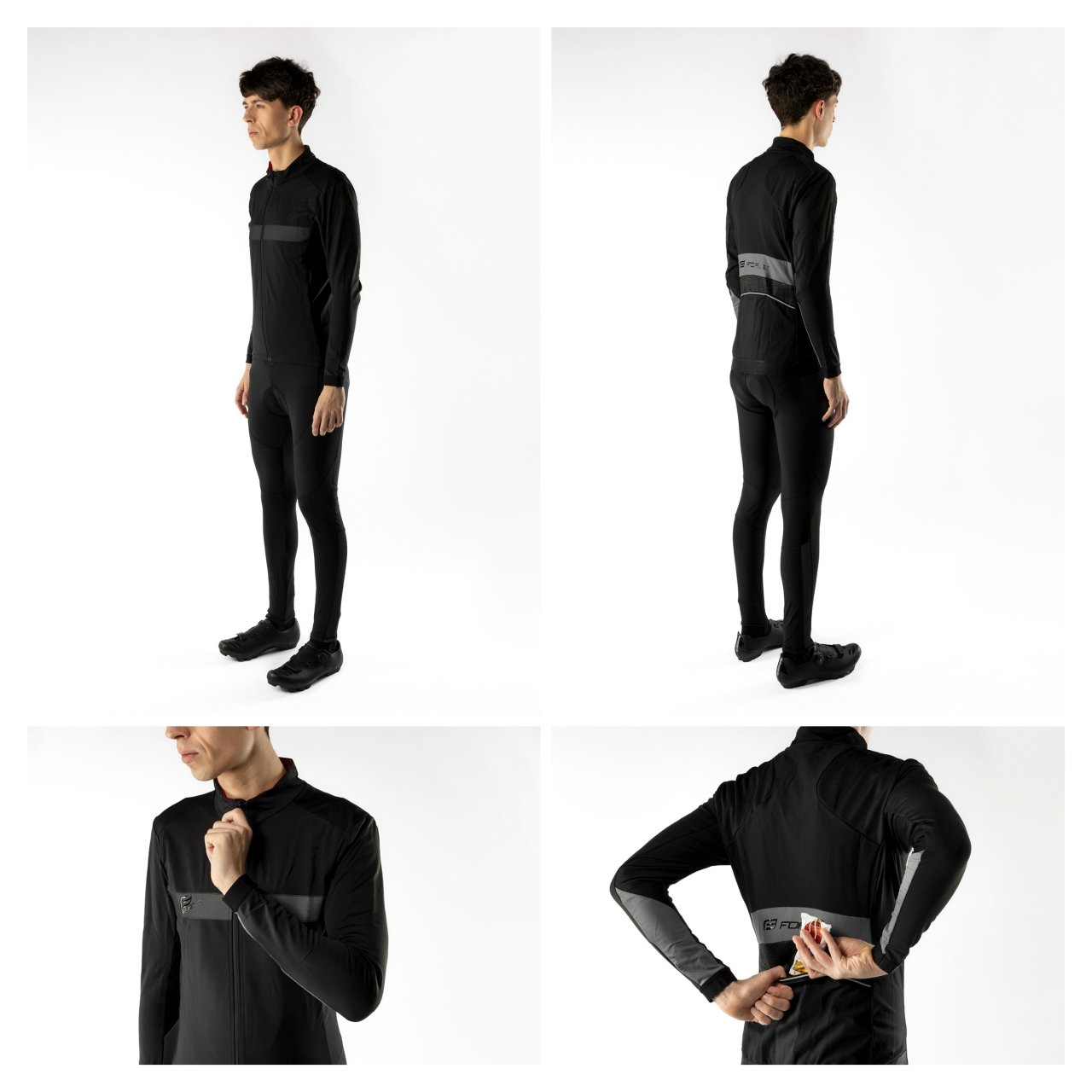 Jacheta iarna Force bright neagra S [3]