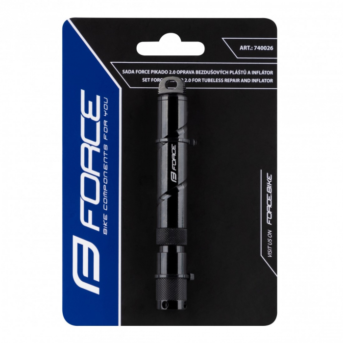 Kit de reparatie tubeless Force Pikado 2.0 + Pompa CO2 [4]