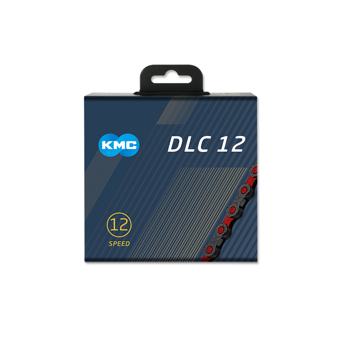Lant KMC DLC 12, 12 vit, 126 zale, Negru/Rosu [2]