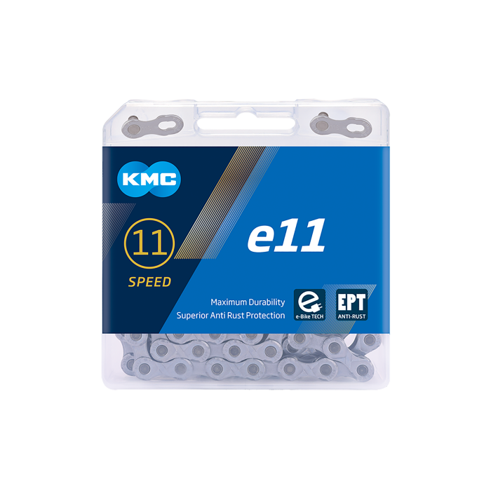 Lant KMC E11 EPT 11 vit, Ebike, Argintiu, 136 zale [2]