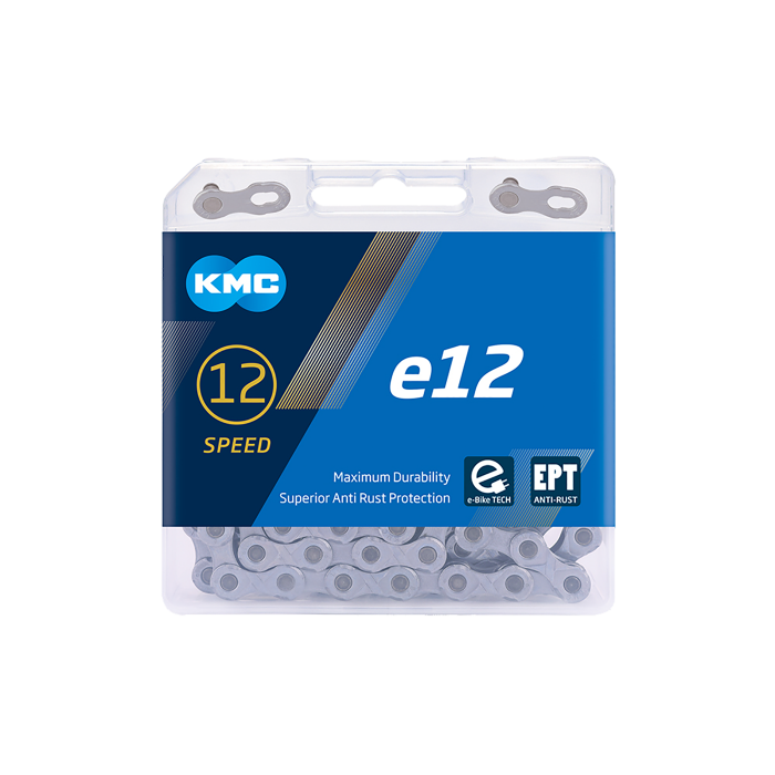 Lant KMC E12 EPT 12 vit, 130 zale Ebike, Argintiu [2]