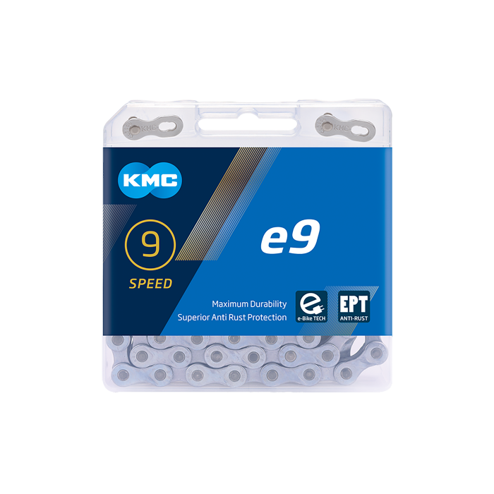 Lant KMC E9 EPT 9 vit, 133 zale Ebike, Argintiu [2]