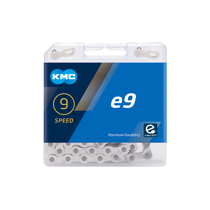 Lant KMC E9 Silver 9 vit, Ebike, Argintiu, 122 zale [2]