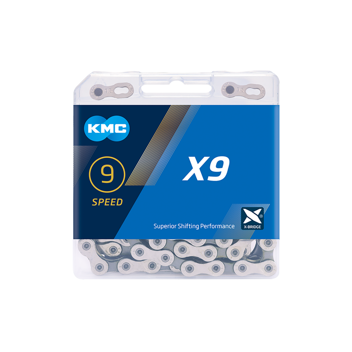 Lant KMC X9 Silver/Grey 9 vit, 114 zale [2]
