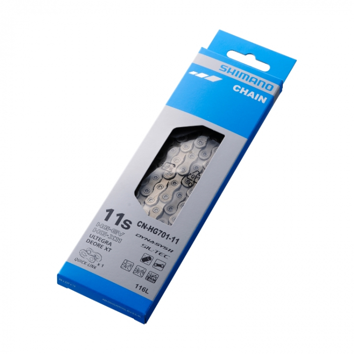 Lant Shimano Ultegra/XT CN-HG701-11, 11 vit, cu za rapida SM-CN900-11, 116 zale [3]