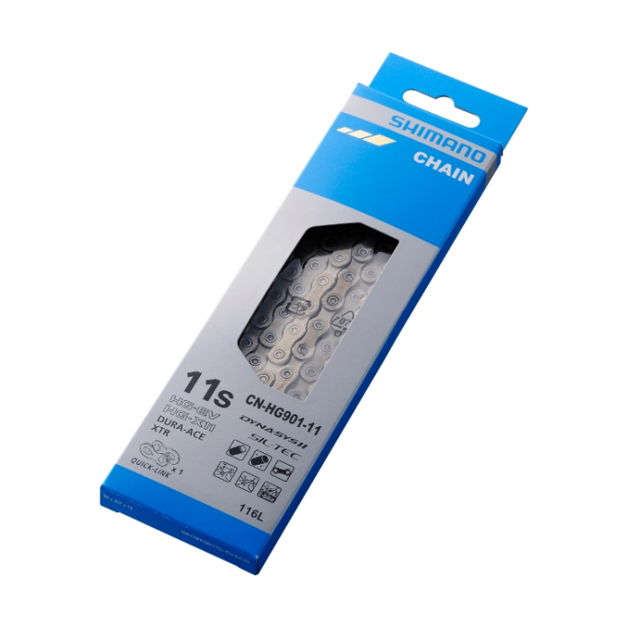 Lant Shimano Dura-Ace/XTR CN-HG901-11, 11 vit, cu nit conectare, 116 zale [5]