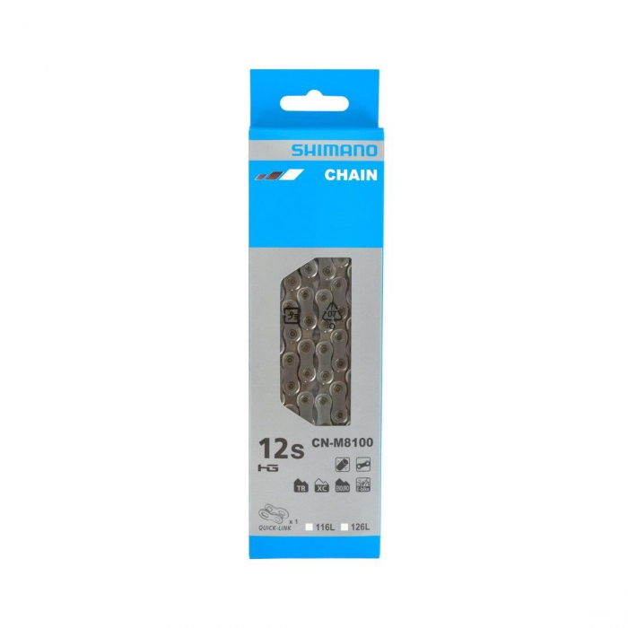 Lant Shimano Deore XT CN-M8100, 12 vit, cu za rapida, 138 zale [2]