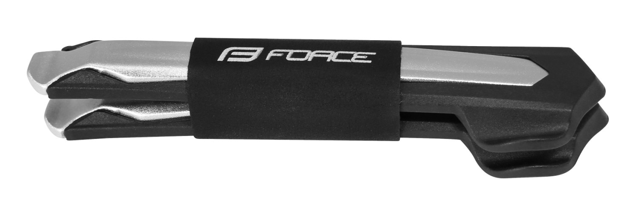 Leviere anvelopa Force Al-plastic argintiu/negru [2]