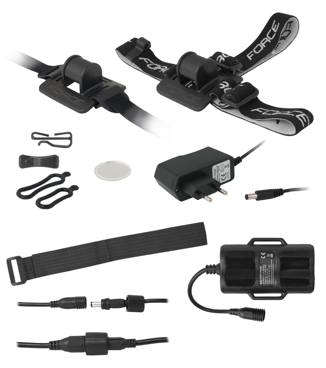 Lumina fata cu acumulator extern Force Glow-2 1000L Cree Led negru [2]