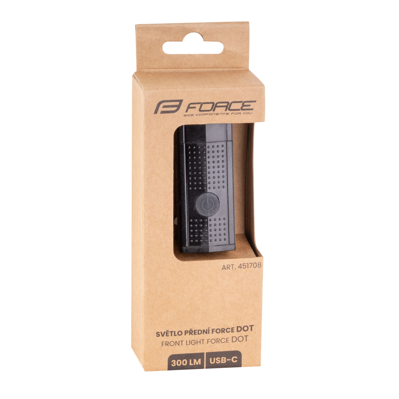 Lumina fata Force DOT USB Negru [6]