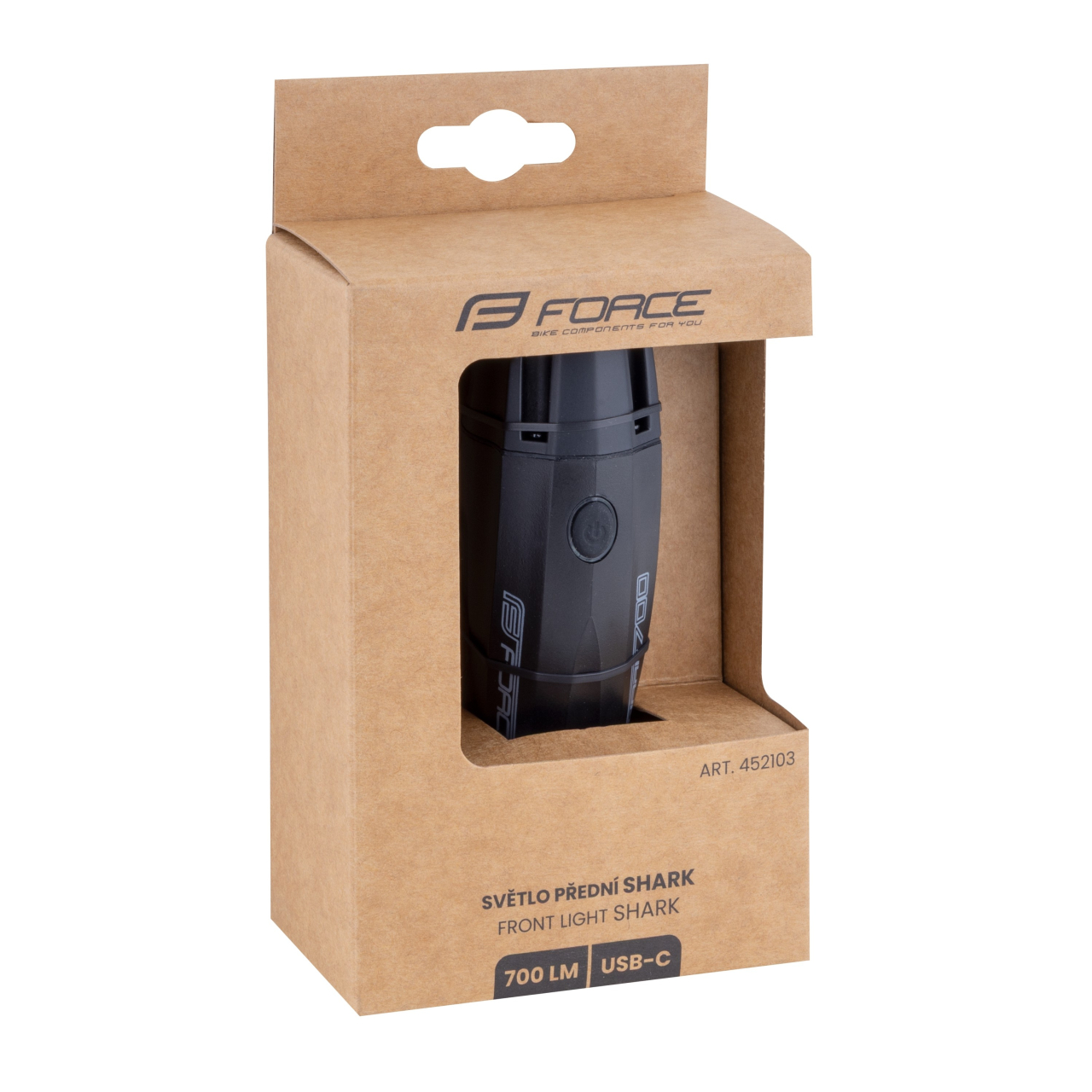 Lumina fata Force Shark USB 700Lm Negru [4]