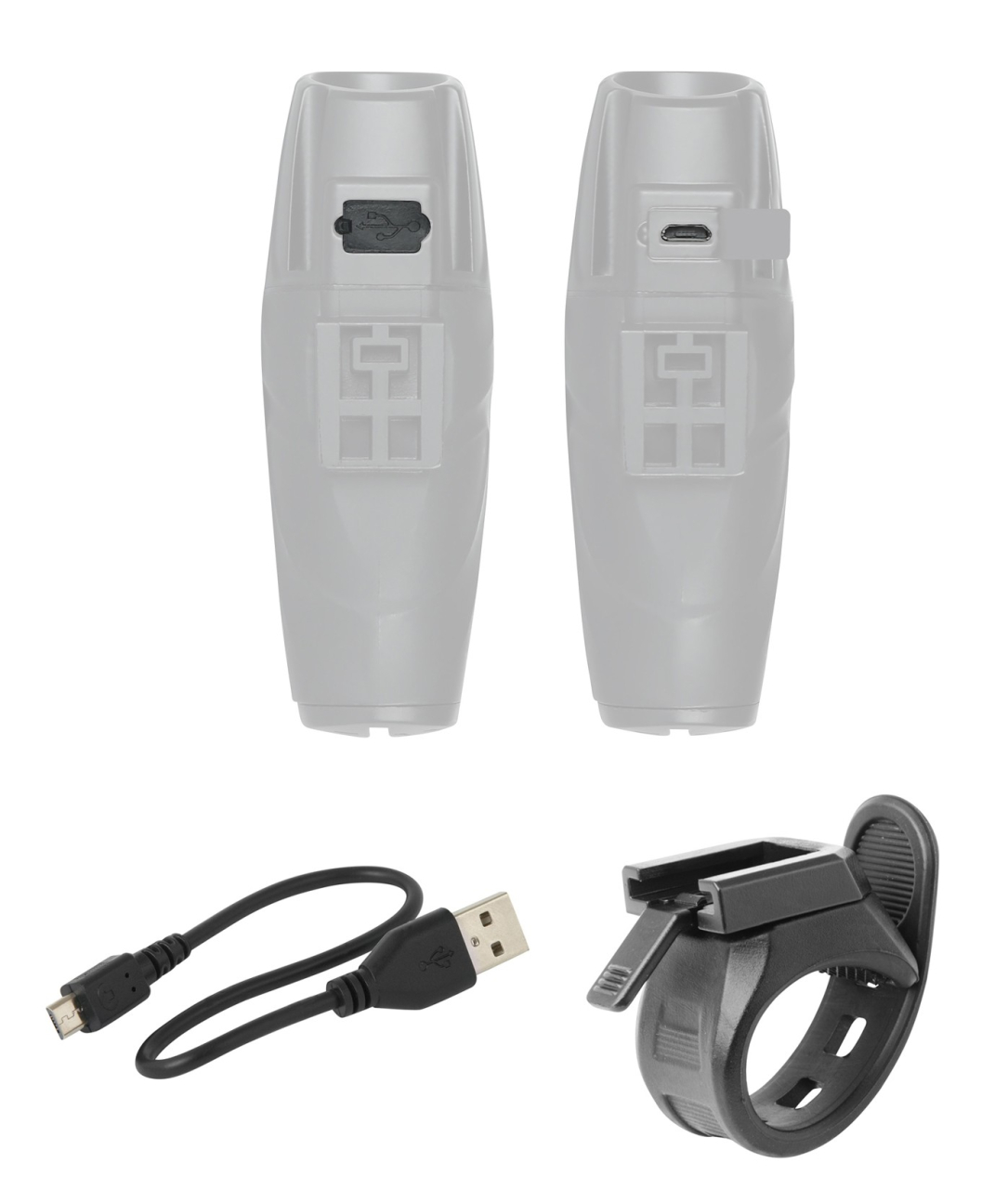 Lumina fata Force Shark USB 700Lm Negru [2]