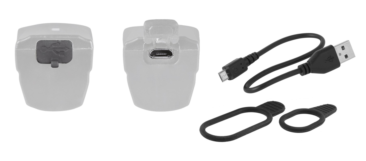 Lumina fata Force Vert USB 110Lm Negru [3]