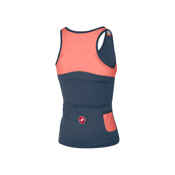 Maiou Castelli Solare Top, de dama, Antracit/Portocaliu, L [2]