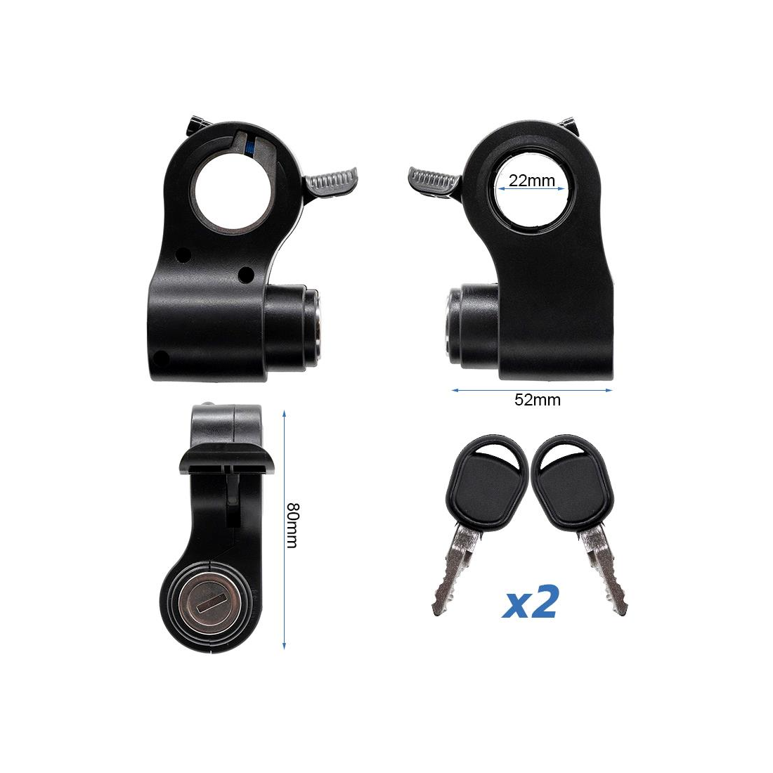 Maneta acceleratie cu cheie contact Kukirin G2 Pro 2024 [2]