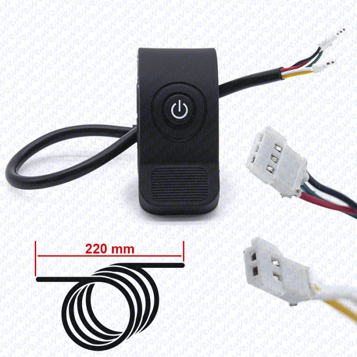 Maneta acceleratie trotineta electrica Xiaomi cu buton de pornire [3]
