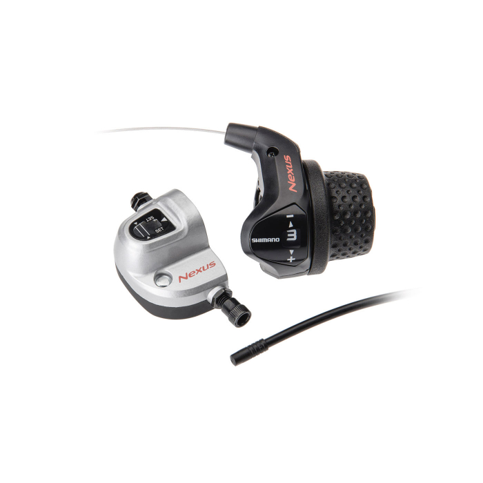 Maneta schimbator Shimano Nexus SL-3S41E, 3 viteze, Revo manson scurt, cablu 2200mm, camasa neagra SP40 2000mm, bell crank SM-BC06 [2]