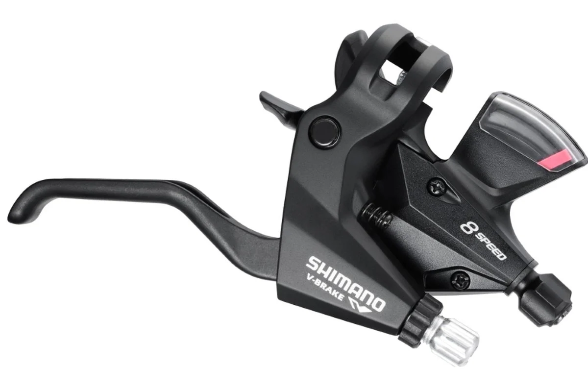 Manete schimbator/frana Shimano Altus ST-M310-L-2, Rapidfire Plus, set, 3x8 viteze, V-Brake, negru [3]