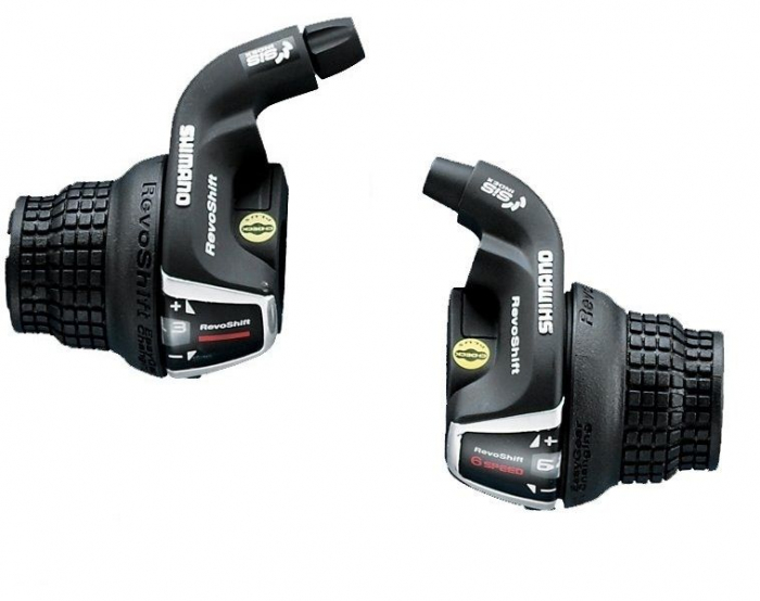 Manete schimbator Shimano Tourney SL-RS35 3x6 viteze Revo Shift Cablu 1800/2050mm [1]