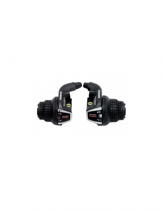 Manete schimbator Shimano Tourney SL-RS35, 3x7 viteze, Revo Shift Cablu 1800/2050mm [1]