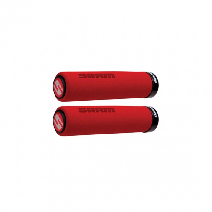 Mansoane Sram Locking Foam Grips 129mm Rosu/Negru [3]