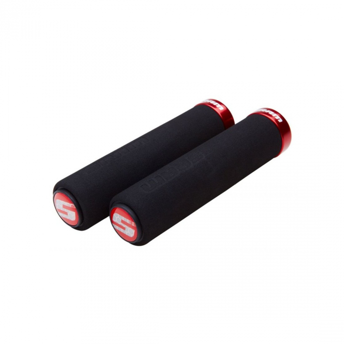 Mansoane Sram Locking Grips Contour Foam 129 Negru/Rosu [3]