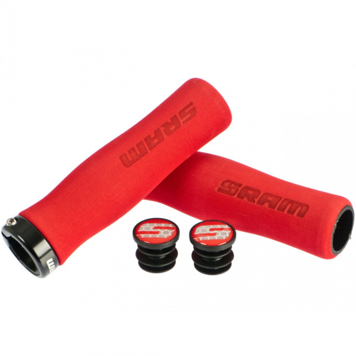 Mansoane Sram Locking Grips Contour Foam 129 Rosu/Negru [2]